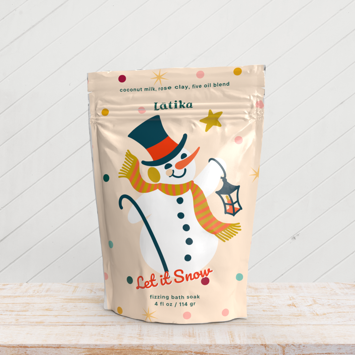 Christmas - Frosty Snowman Fizzing Bath Soak