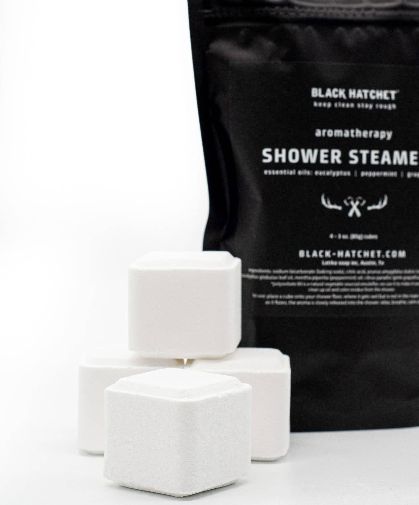 Black Hatchet Shower Steamers ⚫ Gift for Men