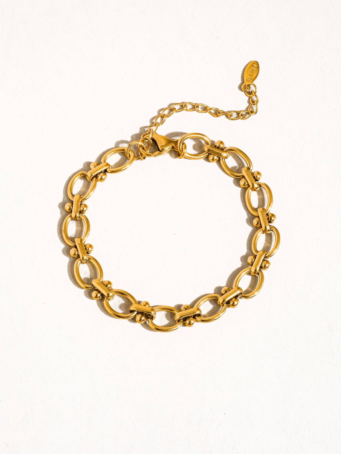 Dawson 18K Gold Non-Tarnish Braided Chain Bracelet