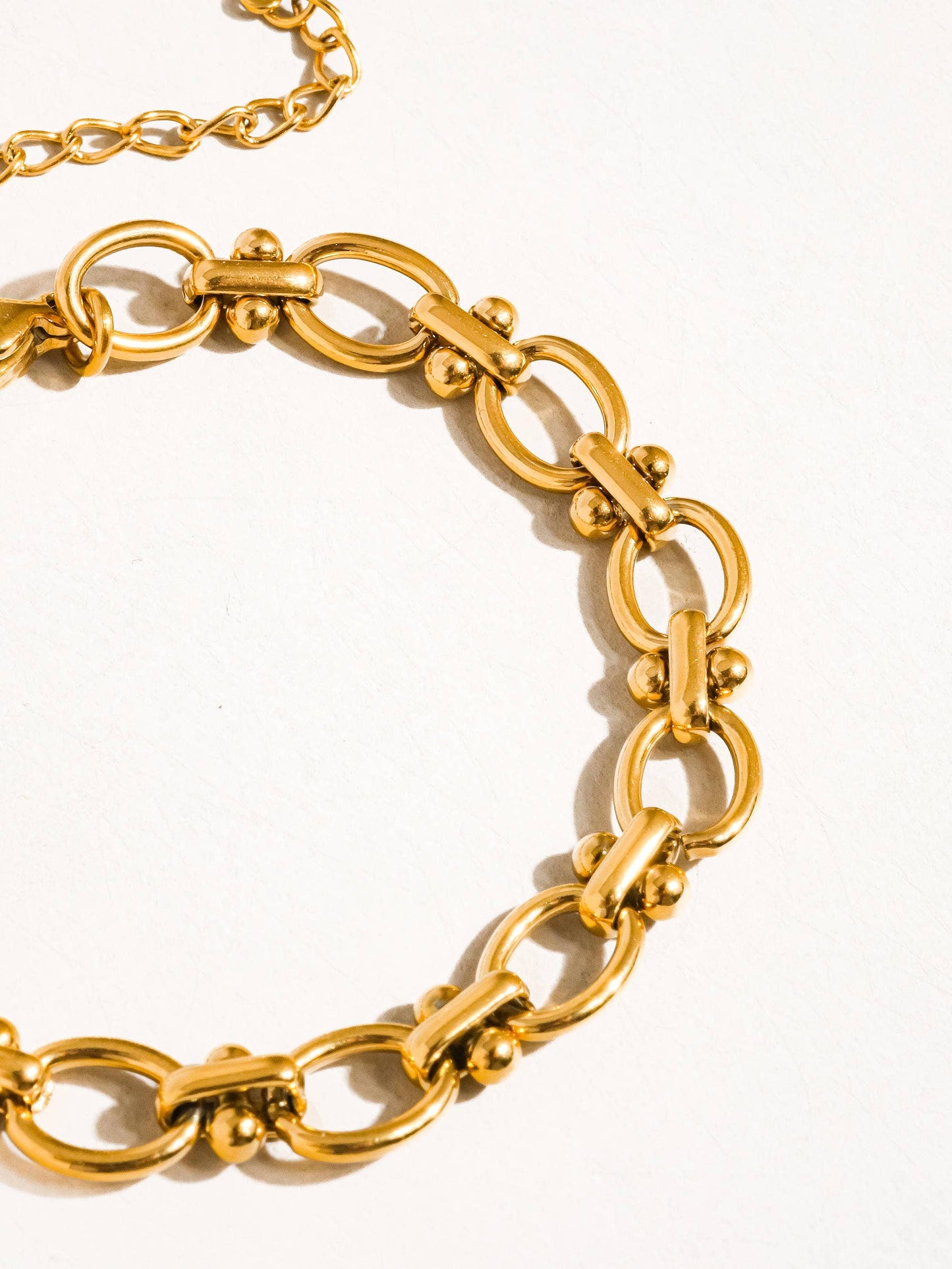 Dawson 18K Gold Non-Tarnish Braided Chain Bracelet