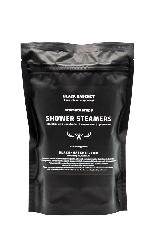 Black Hatchet Shower Steamers ⚫ Gift for Men