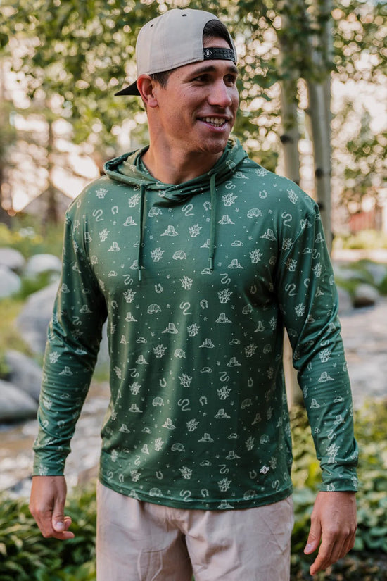 Burlebo Performance Hoodie - Texas Green